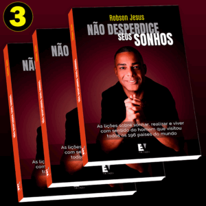 3 LIVROS - NÃO DESPERDICE SEUS SONHOS