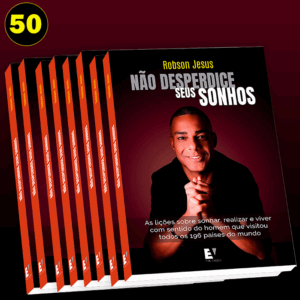 COMBO 50 LIVROS + Almoço com Robson
